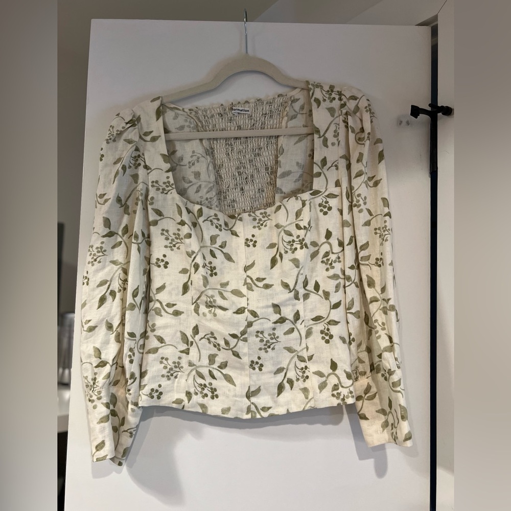 Reformation floral top